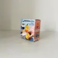 Cute cartoon privacy roller stamp with box opener, multi-functional data protection code roller. - Color Box / Cute Hippo