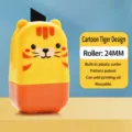Cute cartoon tiger roller confidentiality stamp with box opener blade for express package. - OPP Packaging / Super Cute Tiger