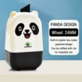 Cute cartoon panda rolling confidentiality stamp with built-in box cutter for express packages. - OPP Packaging / National Treasure Panda