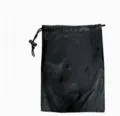 Black drawstring storage bag variant, durable fabric pouch for small outdoor accessories. - 15x20cm / Black