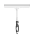 White and grey glass window squeegee, multifunctional silicone cleaning wiper tool for bathroom - S / White