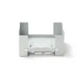 Réchaud de camping pliante portable, réchaud de poche en métal gris pour randonnée en plein air - 9,6 cm * 7,5 cm