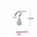 Gancio magnetico pesante E10 forte chiusura magnetica in metallo per lavagna e frigo - E10 (1 Pezzo)