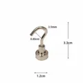 Gancio magnetico forte E12 con forza di trazione 3kg, supporto magnetico in metallo. - E12 (1 Pezzo)