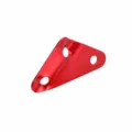Tendicorda triangolare in alluminio rosso per corda da tenda campeggio tendalino - Taglia M / Medio rosso