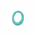 Anello a Molla in Metallo Turchese Moschettone Gancio per Borse Bambole Accessori Gioielli - Verde