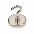 Heavy duty magnetic hook with 63kg pulling force, 4.2cm base diameter for versatile hanging. - E42 (1 Pack)