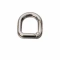 Zinc alloy horseshoe buckle snap hook oval gate ring metal hardware bag pendant 2.4cm - S / Silver