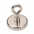 Heavy duty magnetic hooks neodymium magnet strong metal hooks for office kitchen fridge 1pack - F48 Boxed (1 Pack)