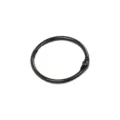 3cm black metal loose leaf binder ring for book binding and diy crafts main view - Black