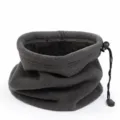 Scalda Collo Pile Inverno Grigio Scuro Caldo Ispessito Coulisse Ciclismo Sciarpa - Grigio scuro
