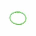 Green metal loose leaf binder ring 3cm diameter book rings DIY craft accessories for keys - Verdant