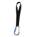 Moschettone per moto robusto con cinturino in nylon nero gancio universale per scooter - Taglia Piccola / Blu
