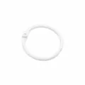 3cm White Metal Loose Leaf Book Ring Binder Ring DIY Key Rings Craft Accessories! - White