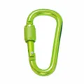 Piccolo moschettone in lega di alluminio da 6 cm portachiavi zaino gancio a scatto a D verde - Verde
