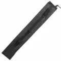 Black waterproof storage bag for trekking poles and fishing rods with adjustable strap. - Straight Handle Storage Bag / 11x71cm