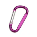 Mousqueton D en alliage d aluminium violet mini mousqueton porte-cle accessoire bijoux - Violet