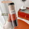 Elastic hair ties pack of 100 in a clear bottle container - 100 Pieces Set / Orange Series