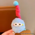 Adorable pinza de pelo de pompón azul con ojos de monstruo para niñas pequeñas - Muñeca Monstruo (FS1152) / Azul