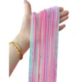 Vibrant multi-color hair braiding ropes for kids creative hairstyling accessories - 30 PCS / New Light Gradient