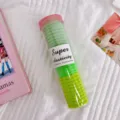 Premium green seamless hair bands in a portable tube, high elasticity hair ties for daily use - 30 PCS / Green Series