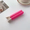 Pink volumizing hair roller clip for lifting hair roots and styling bangs effectively - 1 Piece / Rose Red