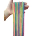 Vibrant neon multi-color hair braiding strings for girls' creative hairstyle decoration - 30 PCS / New Dark Gradient