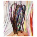 Nastri colorati glitterati per treccine da bambina e acconciature fai-da-te creative - 30 pezzi / Stile Retrò 6