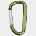Grand mousqueton en alliage d'aluminium taille 10 vert léger crochet de fixation pour sac - Vert Militaire