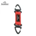 Cinghia tattica Namkabaw da esterno con moschettoni in plastica rotanti per zaino outdoor. - Rosso