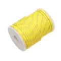 Corda per paracadute riflettente a 7 nuclei da esterno, corda gialla tenda e creazione bracciali. - Bobina riflettente giallo 30 m
