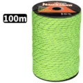 4mm 7-Strand Reflector Paracord 100M Green Camping Tent Outdoor Survival Nylon Rope - 100 Meters / Fluorescent Green