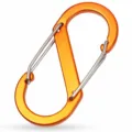Mousqueton S en Aluminium 9 Pouces Double S Clip Crochet Outdoor Randonnée Camping 88mm - Or