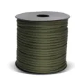 Bobina 50m paracord 9 anime 4mm campeggio all'aperto sopravvivenza tenda corda verde militare - Verde militare