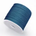 7-kern parachutekoord voor buitenkamperen en survivalarmbanden, blauw-zwart ontwerp. - Hemelblauw Geruit