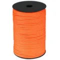 Bright Orange 550 Paracord 9 Strand Outdoor Survival Camping Cord Spool Reel 100M Long - Orange