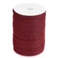100m 4mm outdoor paracord survival rope, durable braided cord for bracelets, dark red black. - 17# Red Plaid