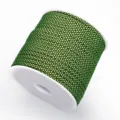 Groene zwarte 7 strengen paracord spoel voor outdoor camping survival armband handwerk - Fluorescerend Groen Ruit