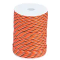 100M Outdoor 7-Core Paracord 4mm Survival Bracelet Weaving Cord Military Camping Utility Rope - 41# Orange Camo