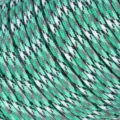 Groene zwarte witte 7 kern paracord survival touw variant met fijne nylon textuur voor outdoor. - Stijl 6