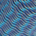 7-core paracord survival touw, blauwe meerkleurige variant voor buiten camping en armbanden. - Stijl 74
