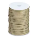 Khaki 4mm paracord 100m spool, durable 7-core survival rope for outdoor bracelet crafting. - No. 28 Light Gold Polyester