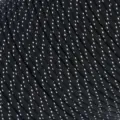 Corda di sopravvivenza paracord 4mm riflettente nera a 7 trefoli, dettaglio variante. - Codice 50