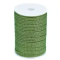 100m outdoor 7-strand 4mm paracord spool, durable nylon survival rope for bracelet weaving camping. - No. 35 Neon Green Plaid