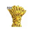 Outdoor 7-kern survival paracord 4mm klimtouw in geel en zwart variant bundel nu - Stijl 91