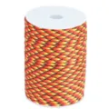 Outdoor 7-strand paracord 4mm survival cord for bracelet weaving and camping gear spool. - 73# Flame