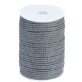 100M Outdoor 7-Core Paracord 4mm Survival Rope Black White Weaving Bracelet Cord Spool - 77# Black & White Stripes
