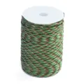 4mm 7-Core Survival Paracord 100M Outdoor Camping Bracelet Weaving Green Camouflage Rope - 23# Olive Green Camouflage