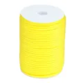 Yellow 4mm 7-strand outdoor paracord spool, durable nylon survival rope for crafting and camping - 22# Yellow
