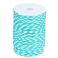 100m Outdoor 7-Strand Paracord 4mm Green White Weaving Survival Craft Rope Cords - 69#